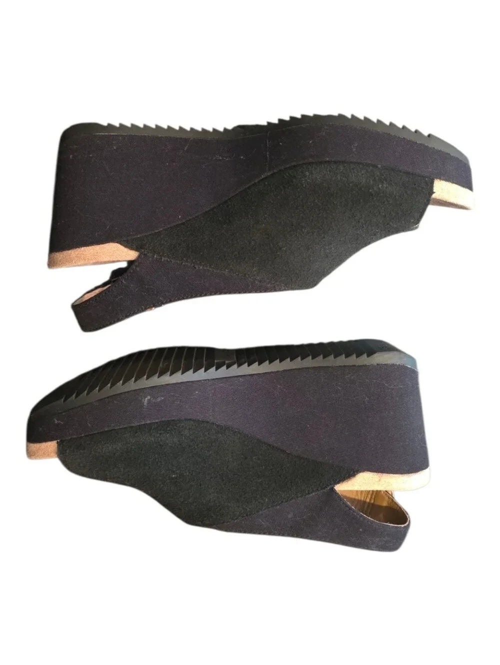 Women’s Black Wedge Slingback Sandal